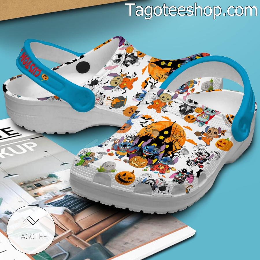 Stitch Halloween Personalized Crocs Shoes a