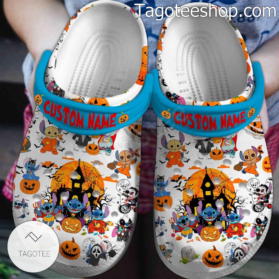 Stitch Halloween Personalized Crocs Shoes