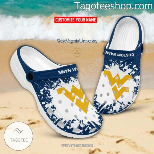 West Virginia University Clogs Shoes - EmonShop