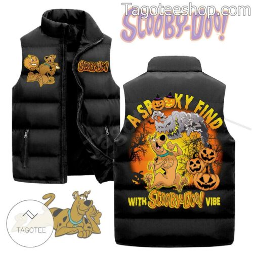 A Spooky Find With Scooby-doo Vibe Puffer Sleeveless Jacket