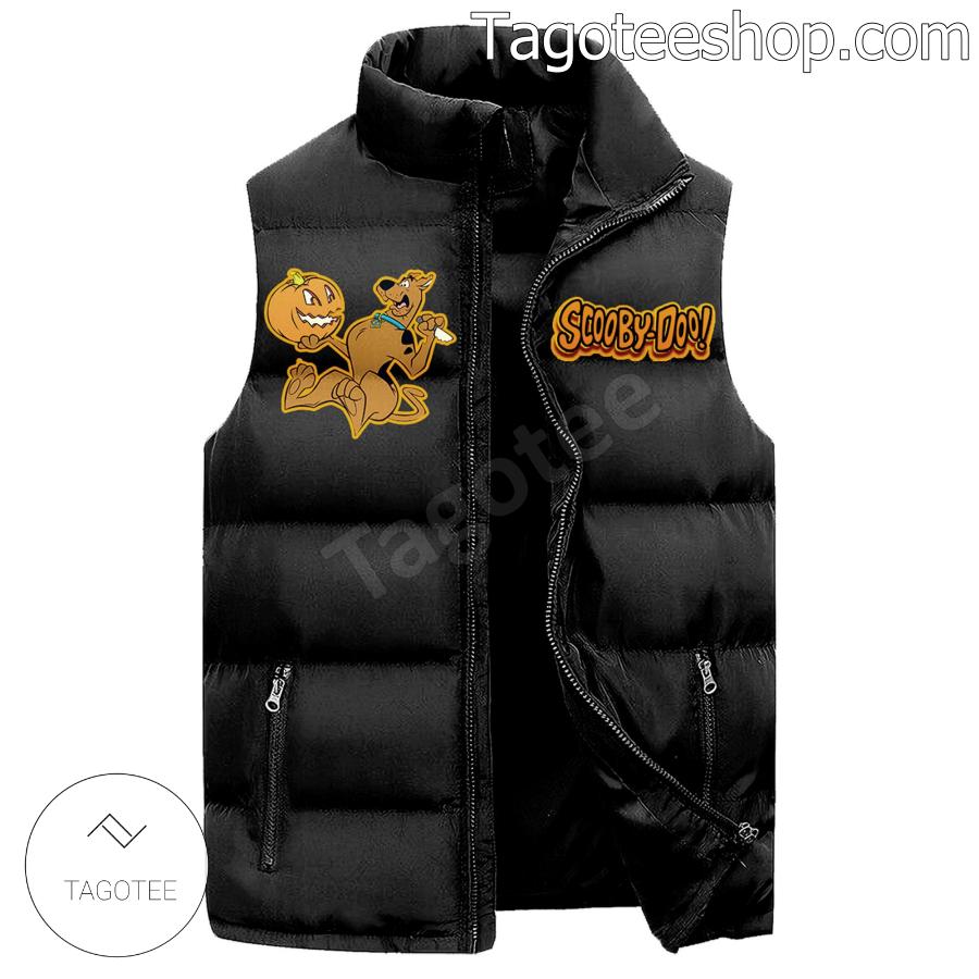 A Spooky Find With Scooby-doo Vibe Puffer Sleeveless Jacket a