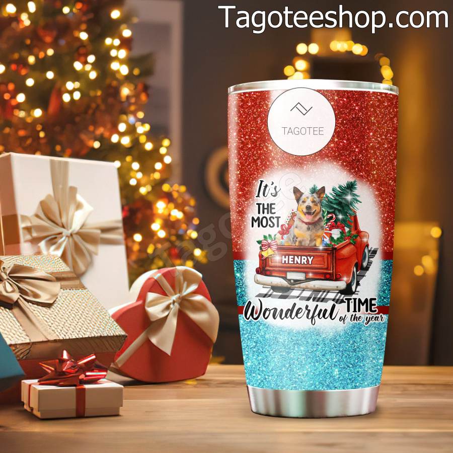 Australian Cattle Dog It's The Most Wonderful Time Of The Year Tumbler b