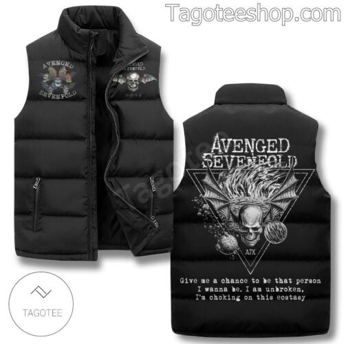 Avenged Sevenfold Give Me A Chance To Be That Person Puffer Sleeveless Jacket