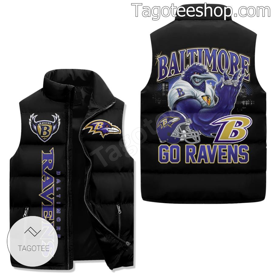 Baltimore Ravens Go Ravens Puffer Vest