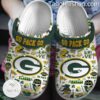 Green Bay Packers Go Pack Go Football Clog Unisex Crocs