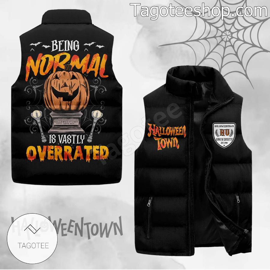 Halloween Town Being Normal Is Vastly Overrated Puffer Vest