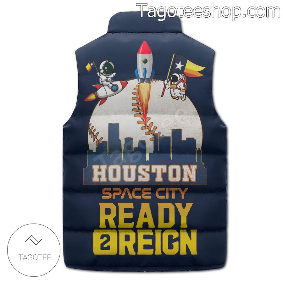 Houston Astros Space City Ready 2 Reign Puffer Vest a