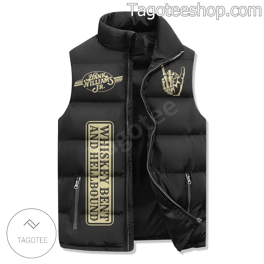 I Don't Need Therapy I Just Need To Listen To Hank Williams Jr Puffer Vest a