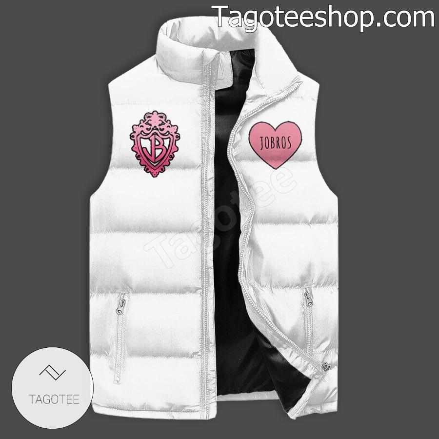 Jonas Brothers You Say The Word I'll Go Anywhere Blindly Puffer Sleeveless Jacket a