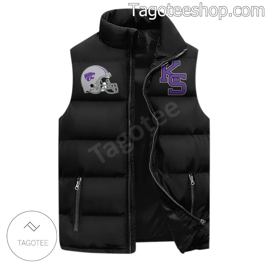 Kansas State Wildcats Win Or Lose We Still Booze Puffer Vest a