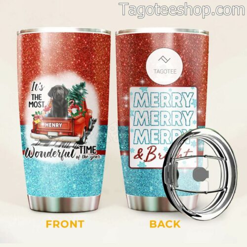 Labrador Retriever Dog It's The Most Wonderful Time Of The Year Tumbler