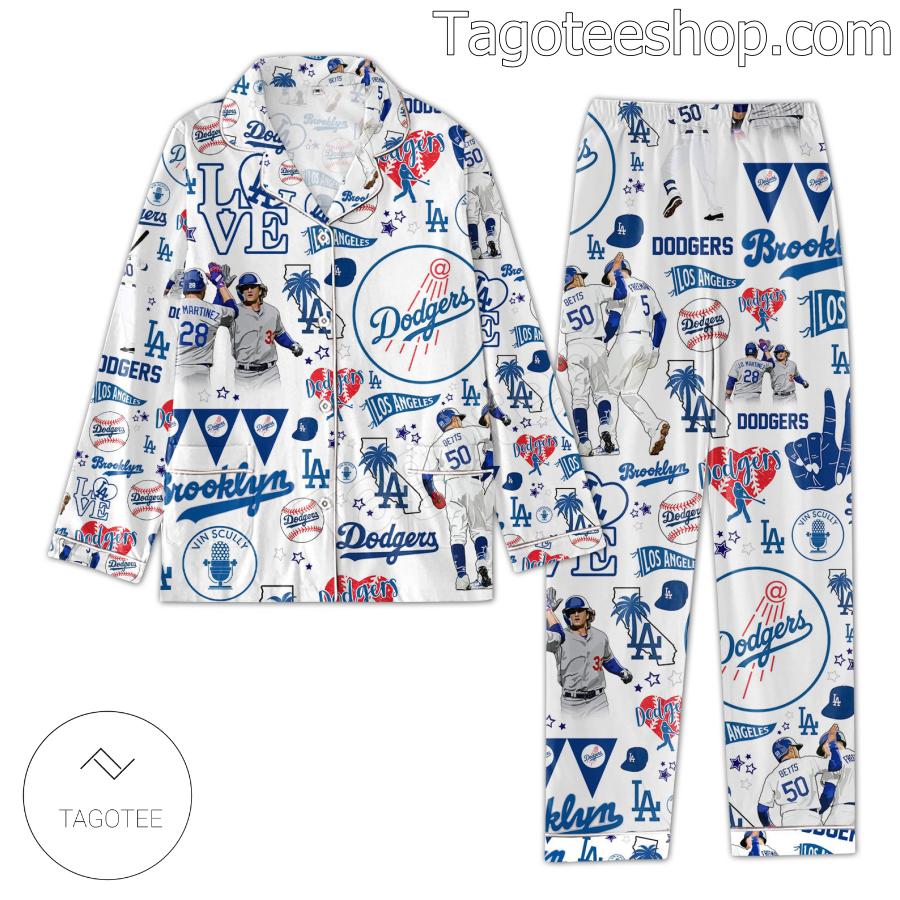 Love Los Angeles Dodgers Pajama Sleep Sets a