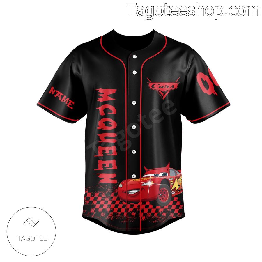 Mcqueen Disney Cars Personalized Jersey Shirt a
