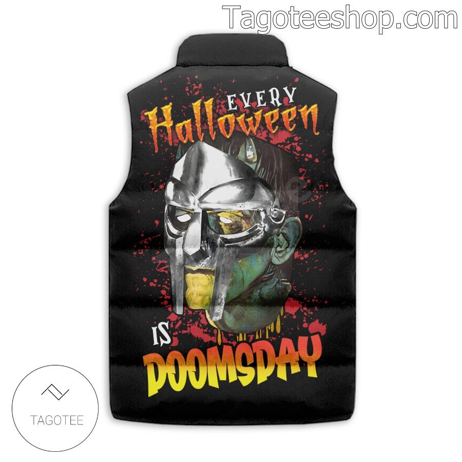 Mf Doom Every Halloween Is Doomsday Puffer Vest a