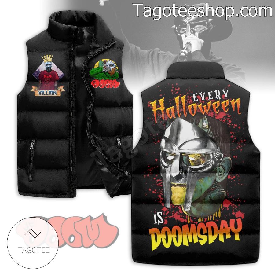 Mf Doom Every Halloween Is Doomsday Puffer Vest