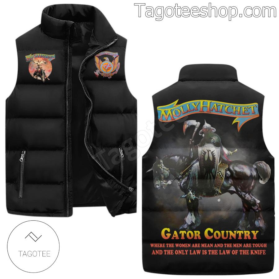 Molly Hatchet Gator Country Puffer Vest