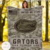 NCAA Florida Gators Army Camo Blanket