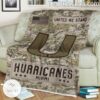 NCAA Miami Hurricanes Army Camo Blanket a