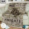 NCAA UCF Knights Army Camo Blanket a