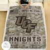 NCAA UCF Knights Army Camo Blanket b