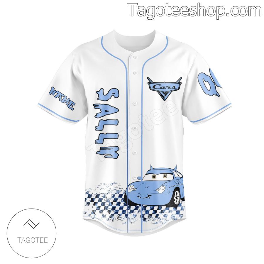 Sally Disney Cars Personalized Jersey Shirt a