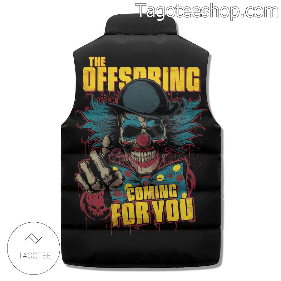 The Offspring Coming For You Puffer Sleeveless Jacket b