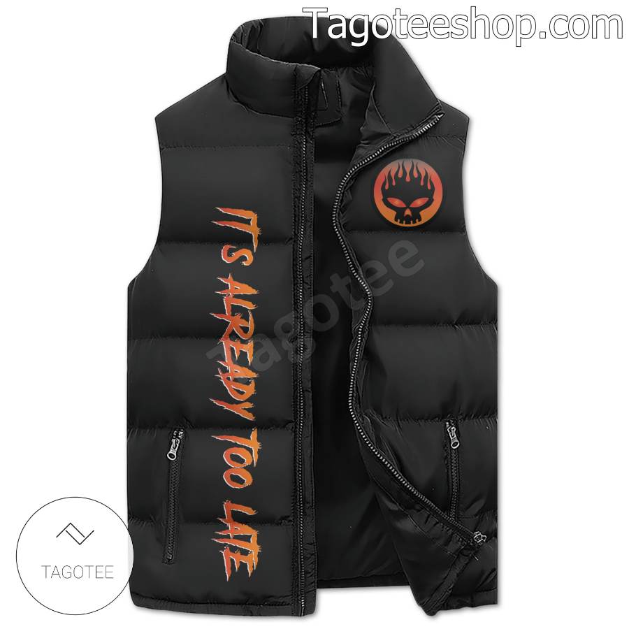 The Offspring Trick Or Treat Come Out And Play Puffer Sleeveless Jacket a