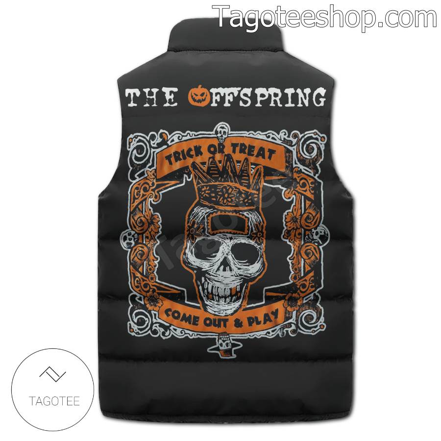 The Offspring Trick Or Treat Come Out And Play Puffer Sleeveless Jacket b