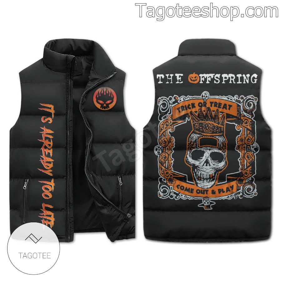 The Offspring Trick Or Treat Come Out And Play Puffer Sleeveless Jacket