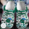 Tulane Green Wave Roll Wave Football Clog Unisex Crocs