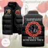 Uk Veteran We Will Remember Them 1914-2023 Puffer Sleeveless Jacket
