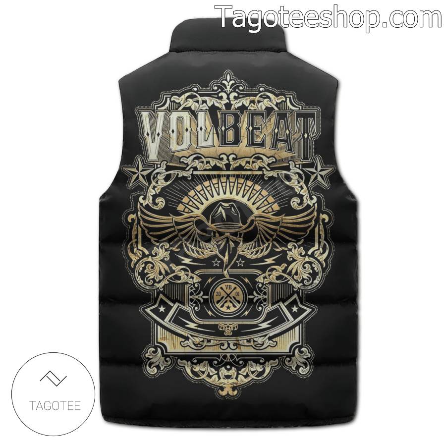 Volbeat You Might Fall And Find The Love Of Your Life Puffer Sleeveless Jacket b
