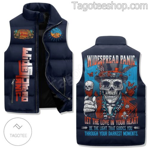 Widespread Panic Let The Love In Your Heart Puffer Vest