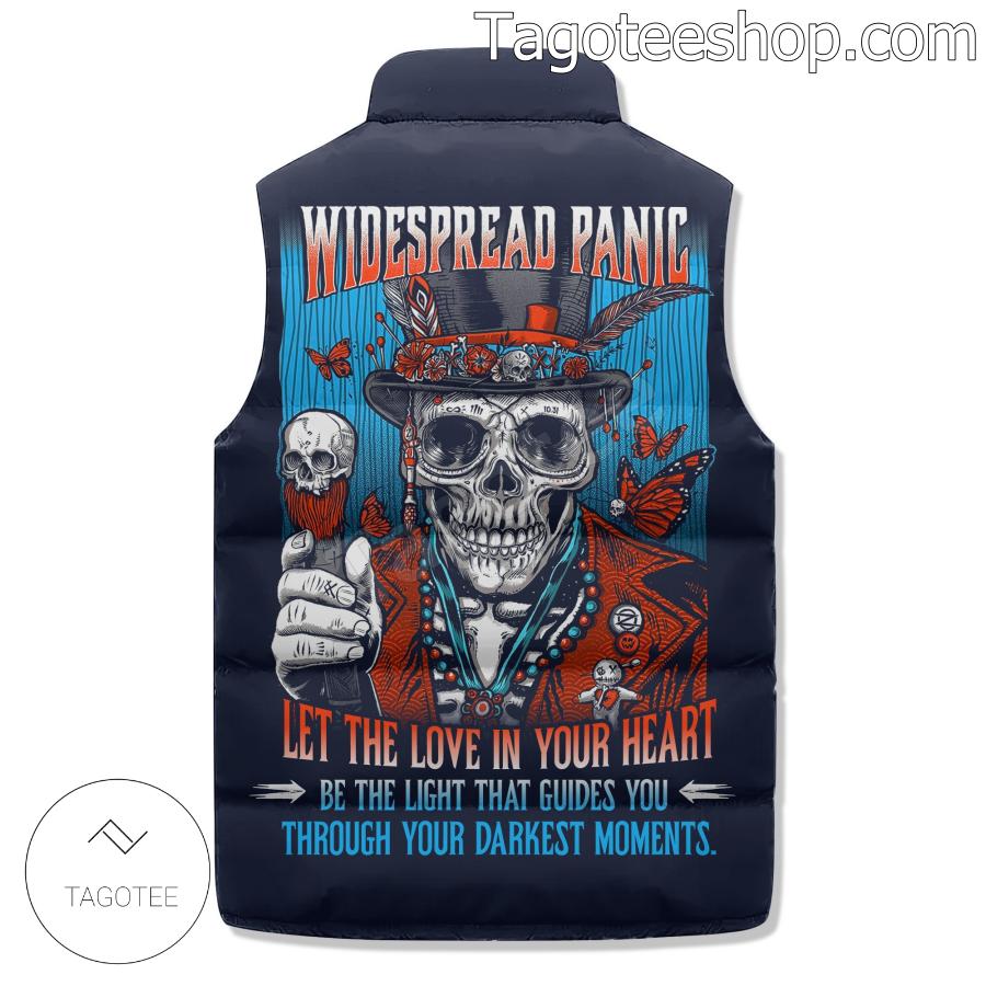 Widespread Panic Let The Love In Your Heart Puffer Vest b