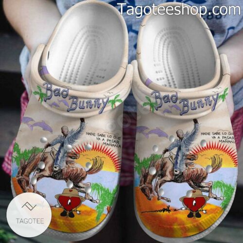 Bad Bunny Nadie Sabe Lo Que Va A Pasar Manana Crocs Shoes For Men Women