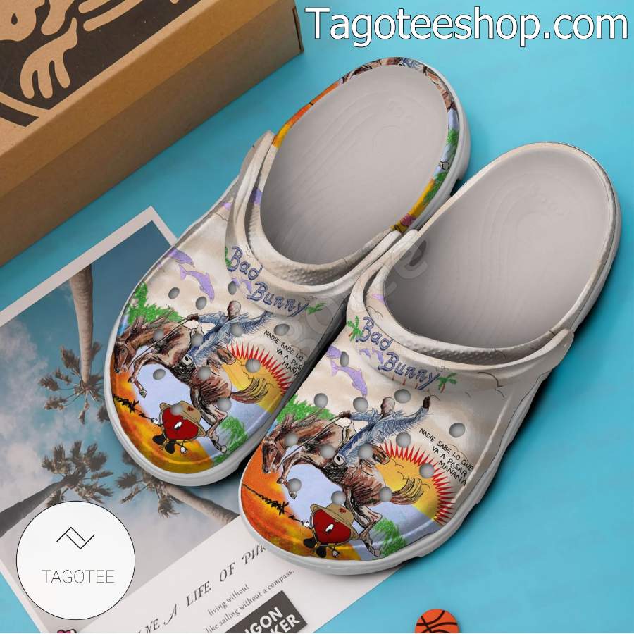 Bad Bunny Nadie Sabe Lo Que Va A Pasar Manana Crocs Shoes For Men Women b