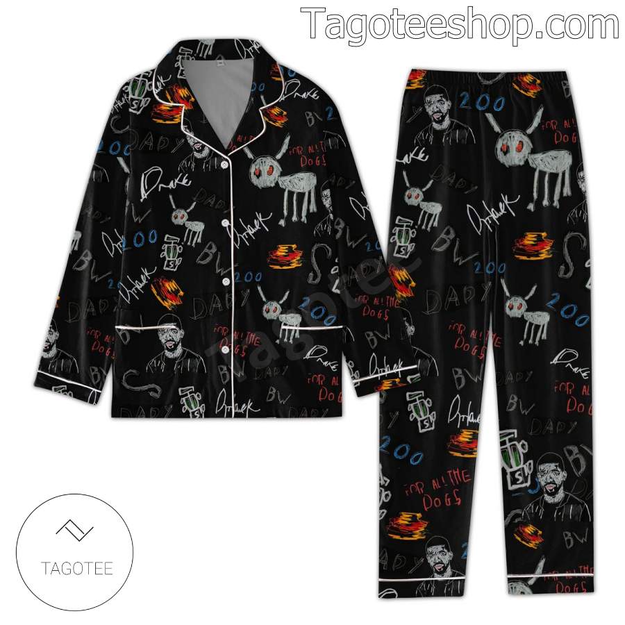 Drake For All The Dogs Family Matching Pajama Sets a