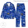 Kentucky Wildcats Love Pattern Women's Pajamas Set a