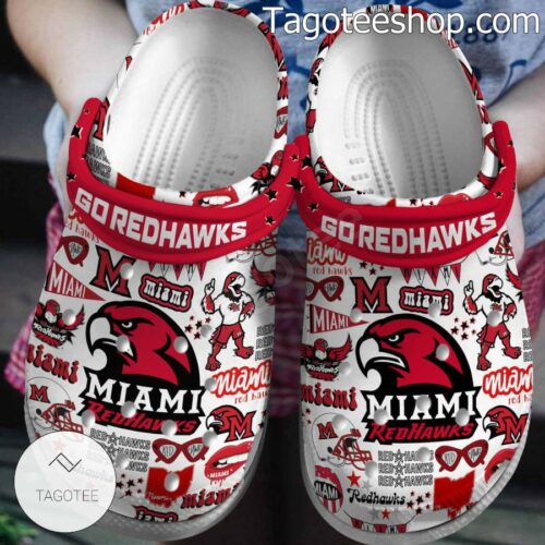 Miami Redhawks Go Redhawks Crocs Shoes For Men Women