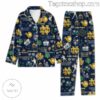Notre Dame Fighting Irish Love Pattern Women's Pajamas Set a