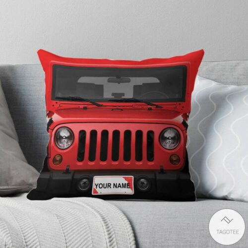 Personalized Jeep Pillow