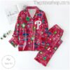 Philadelphia Phillies Baseball Pattern Men Women's Pajamas Set
