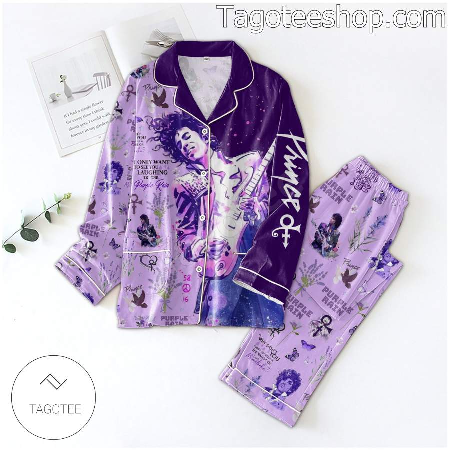 Prince Music Pattern Family Matching Pajama Sets