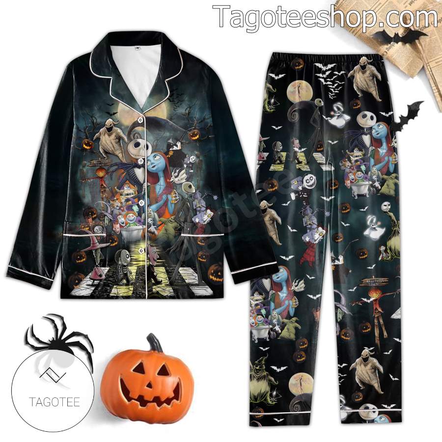 The Nightmare Before Christmas Halloween Town Family Matching Pajama Sets a