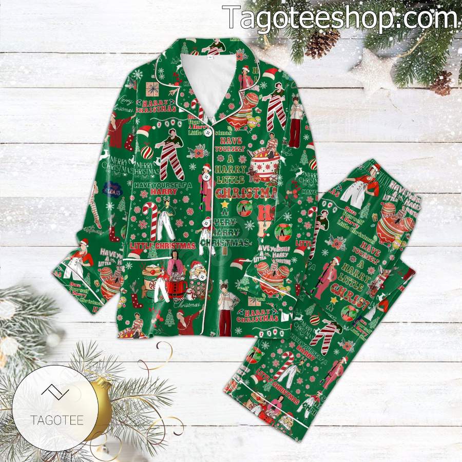 Harry Styles Have Yourself A Harry Little Christmas Men Women's Pajamas Set