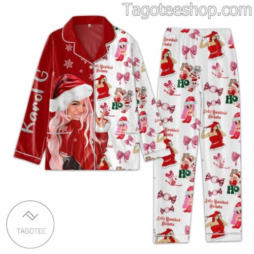 Karol G Christmas Men Women's Pajamas Set