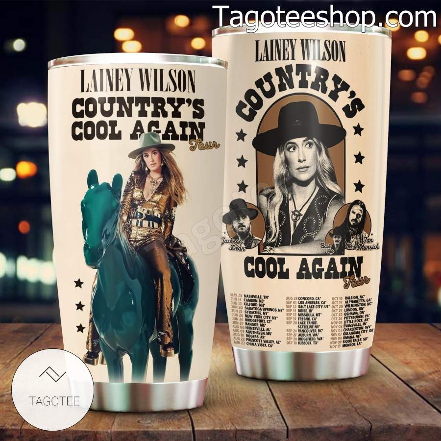 Lainey Wilson Country's Cool Again Tour Fan Tumbler Cup