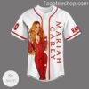 Mariah Carey Merry Christmas To All Personalized Baseball Jersey a