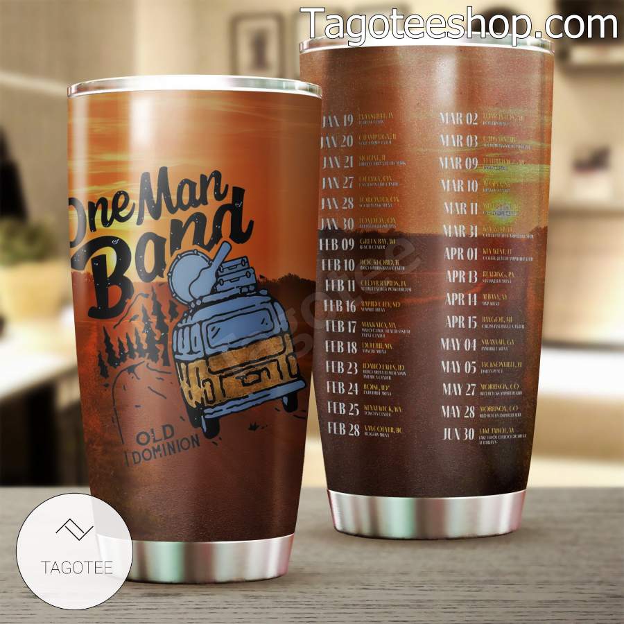 One Man Band Old Dominion Fan Tumbler Cup