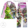 The Grinch Welcome To Whoville Men Women's Pajamas Set a